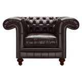 Allingham Chesterfield Fåtölj Old English Smoke