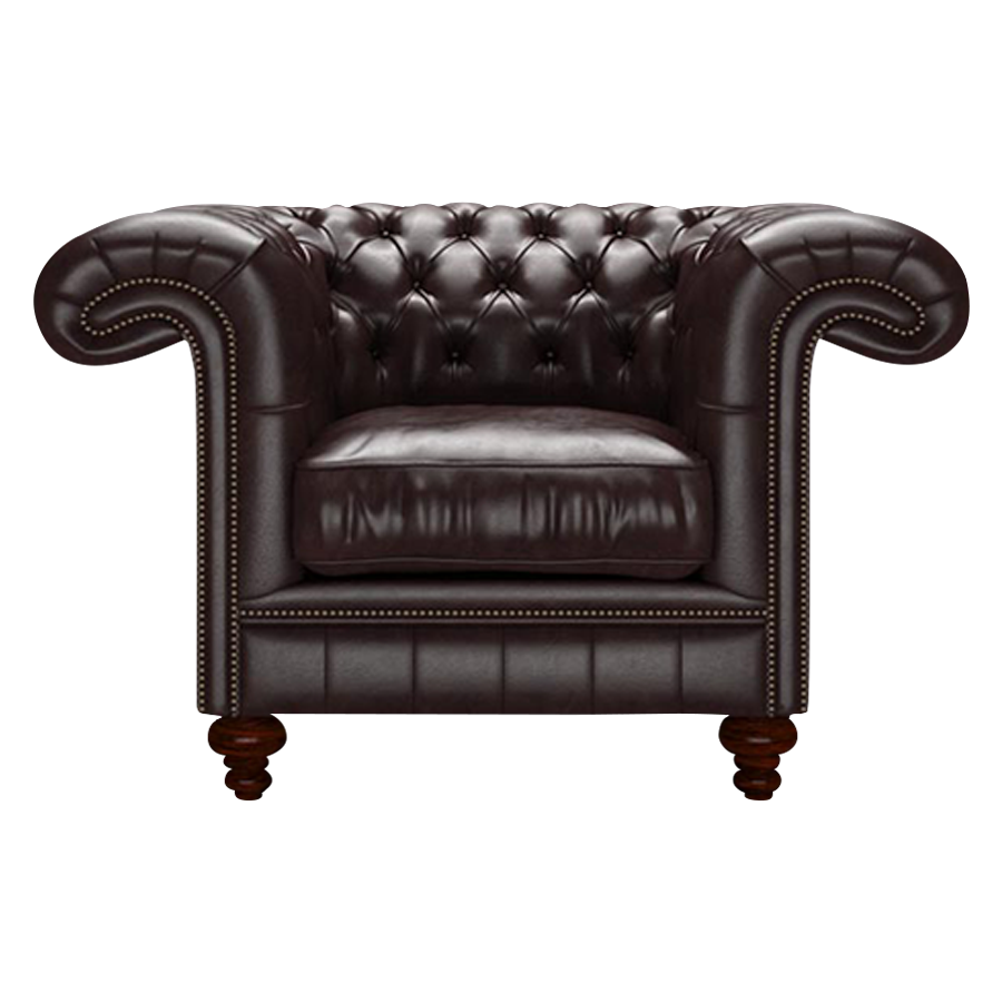 Load image into Gallery viewer, Allingham Chesterfield Fåtölj Old English Smoke

