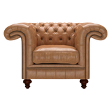 Allingham Chesterfield Fåtölj Old English Tan