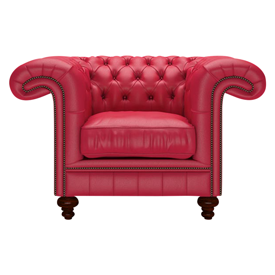 Allingham Chesterfield Fåtölj Shelly Flame Red