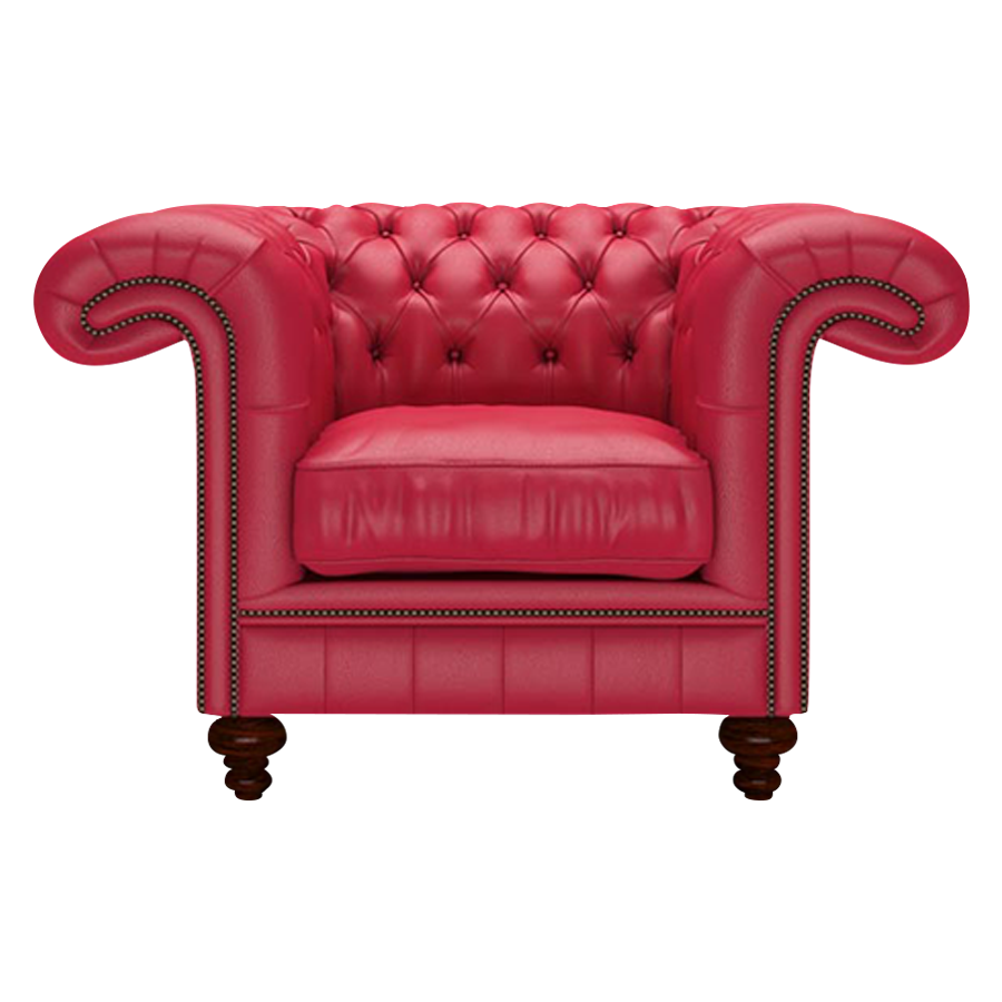 Load image into Gallery viewer, Allingham Chesterfield Fåtölj Shelly Flame Red
