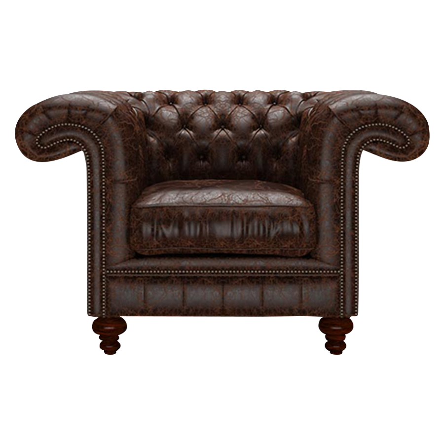 Allingham Chesterfield Fåtölj Tudor Mahogany