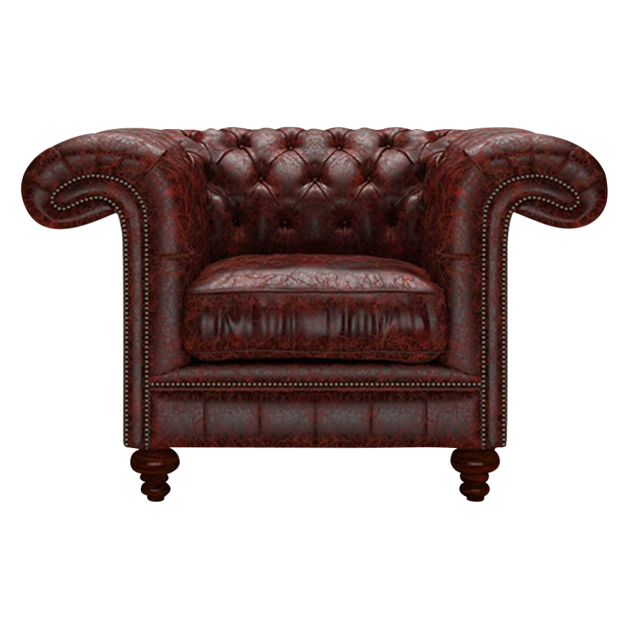 Allingham Chesterfield Fåtölj Tudor Oxblood