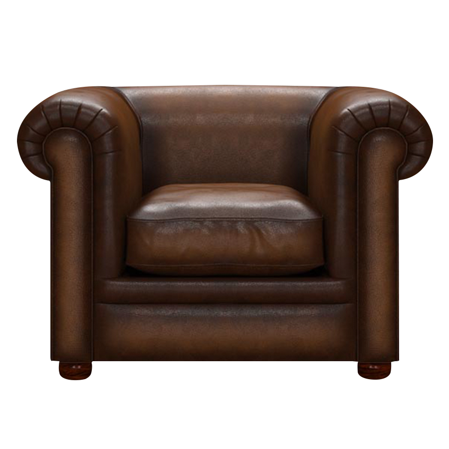 Austen Chesterfield Fåtölj Antique Autumn Tan