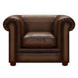 Austen Chesterfield Fåtölj Antique Autumn Tan