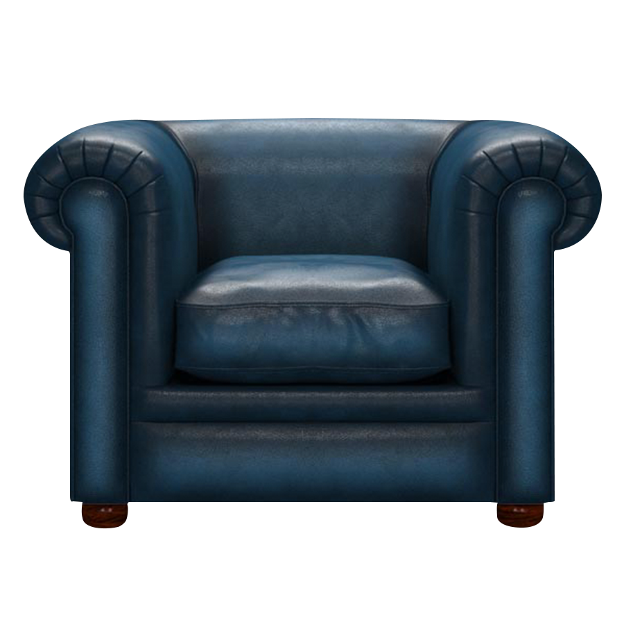 Austen Chesterfield Fåtölj Antique Blue
