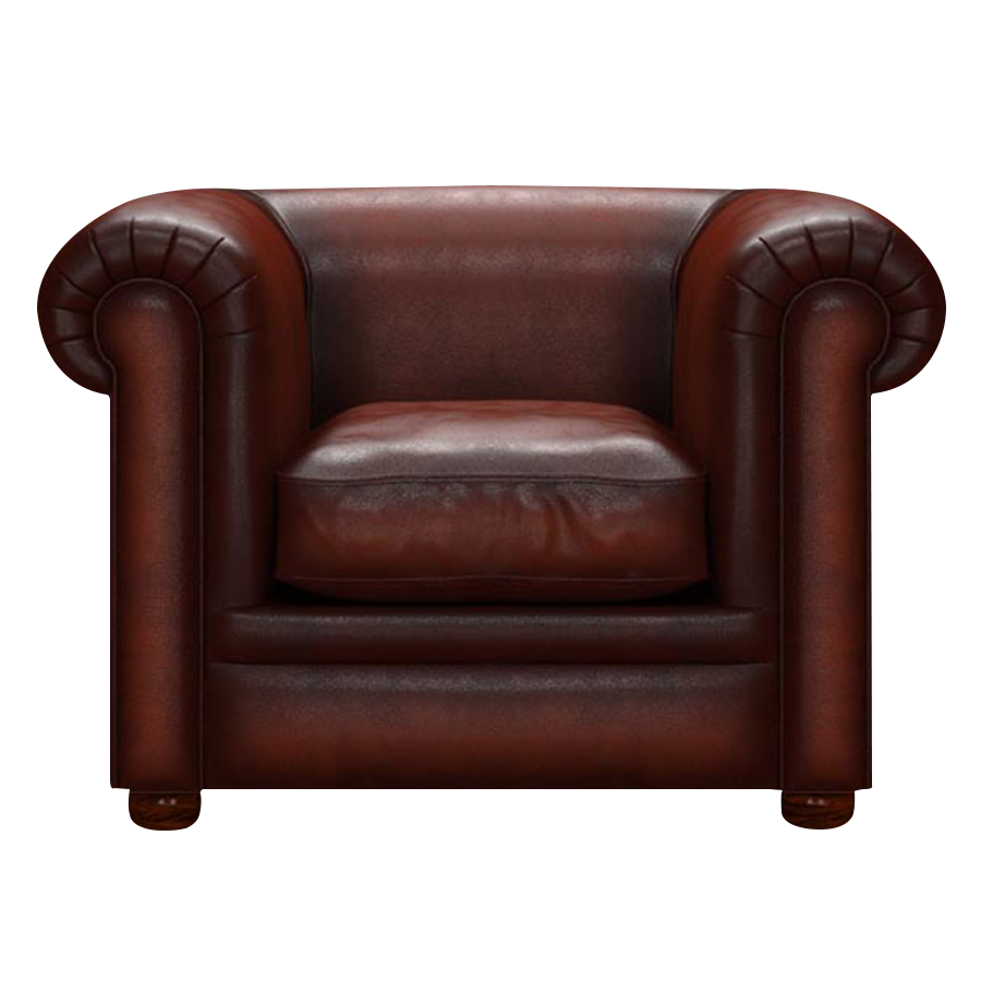 Austen Chesterfield Fåtölj Antique Chestnut