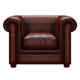 Austen Chesterfield Fåtölj Antique Chestnut