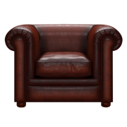 Austen Chesterfield Fåtölj Antique Chestnut