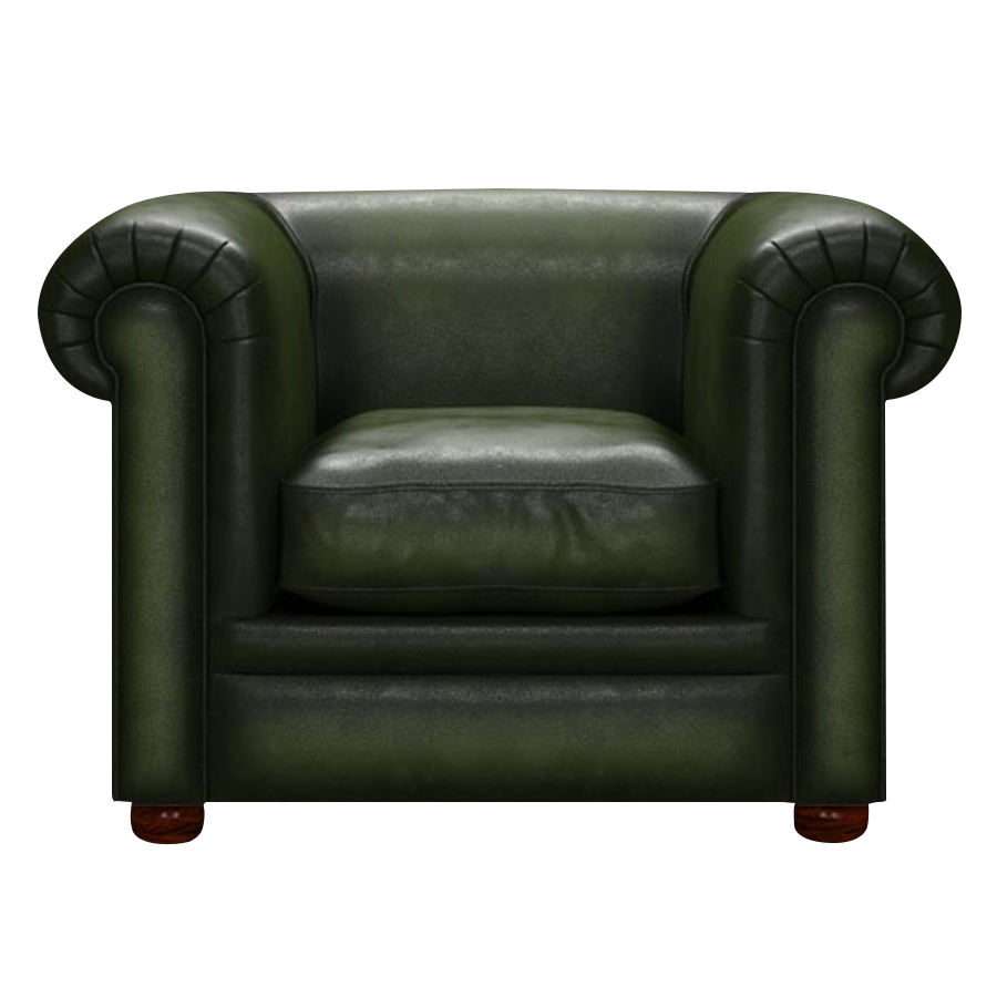 Austen Chesterfield Fåtölj Antique Green
