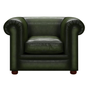 Austen Chesterfield Fåtölj Antique Green