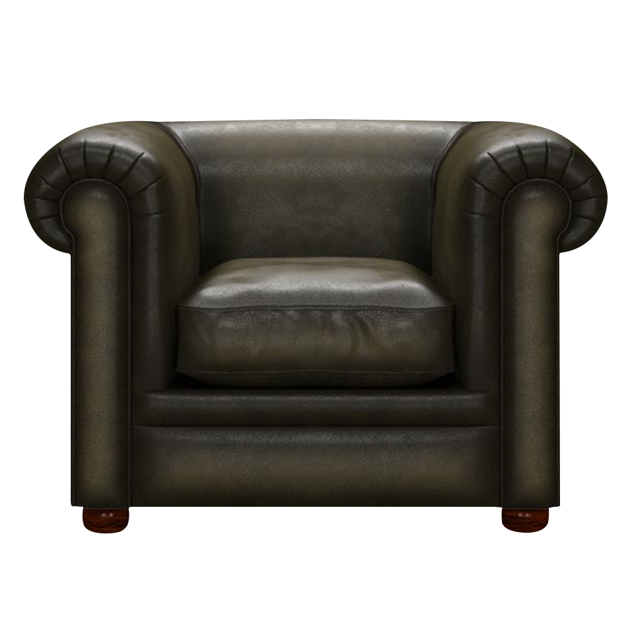 Austen Chesterfield Fåtölj Antique Olive