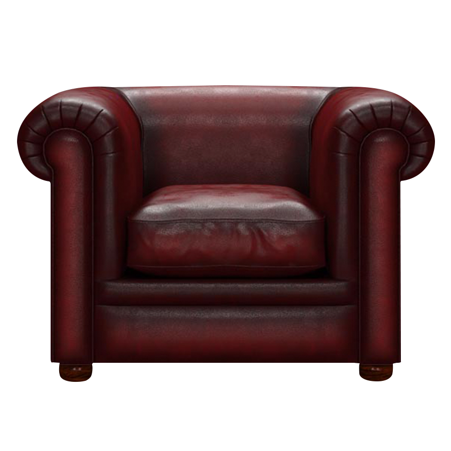 Austen Chesterfield Fåtölj Antique Red