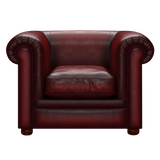 Austen Chesterfield Fåtölj Antique Red