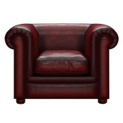 Austen Chesterfield Fåtölj Antique Red