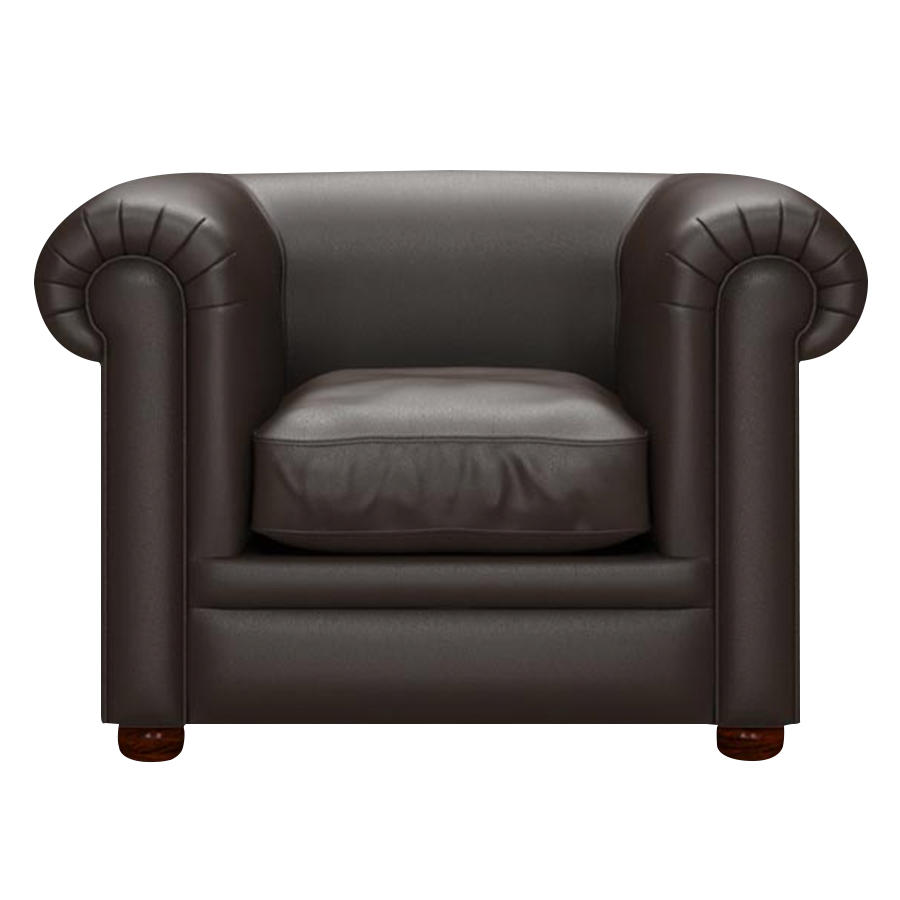 Austen Chesterfield Fåtölj Birch Brown