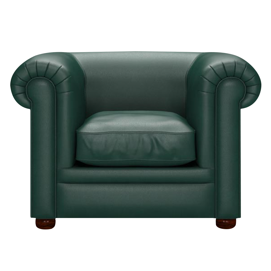 Austen Chesterfield Fåtölj Birch Forest Green