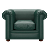 Austen Chesterfield Fåtölj Birch Forest Green