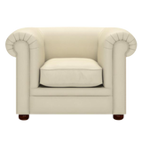 Austen Chesterfield Fåtölj Birch Ivory