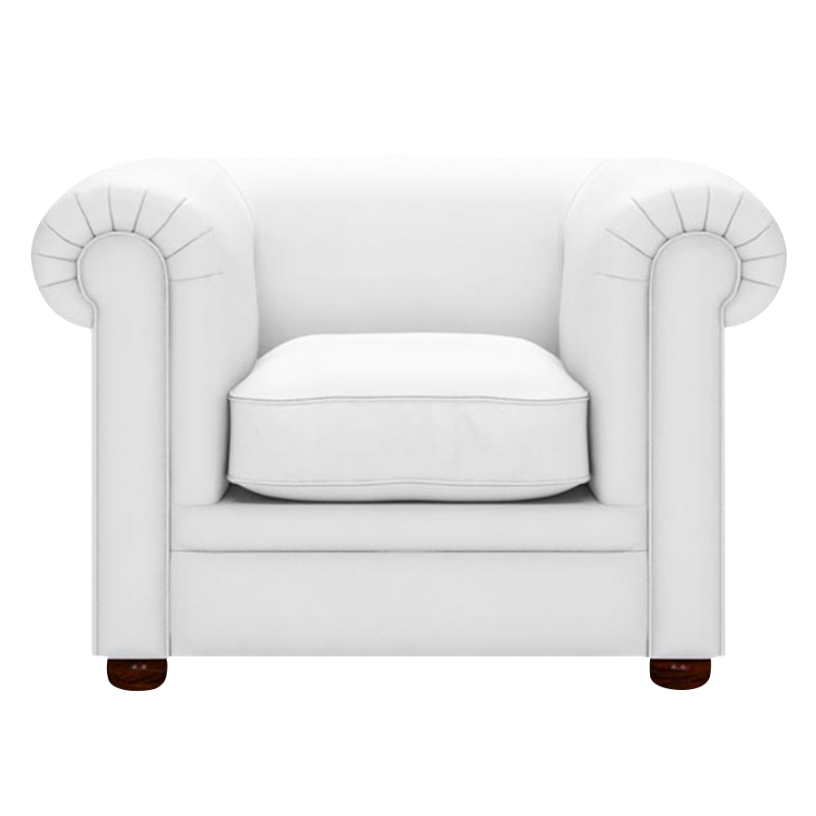 Austen Chesterfield Fåtölj Birch White