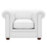 Austen Chesterfield Fåtölj Birch White