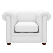 Austen Chesterfield Fåtölj Birch White