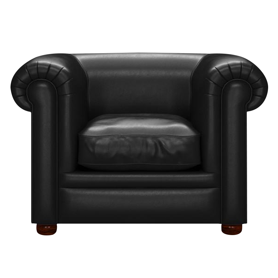Austen Chesterfield Fåtölj Old English Black