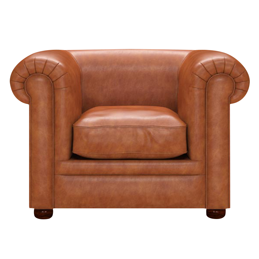 Austen Chesterfield Fåtölj Old English Bruciato