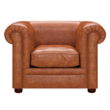 Austen Chesterfield Fåtölj Old English Bruciato