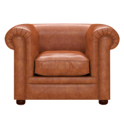 Austen Chesterfield Fåtölj Old English Bruciato