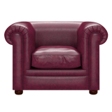 Austen Chesterfield Fåtölj Old English Burgundy