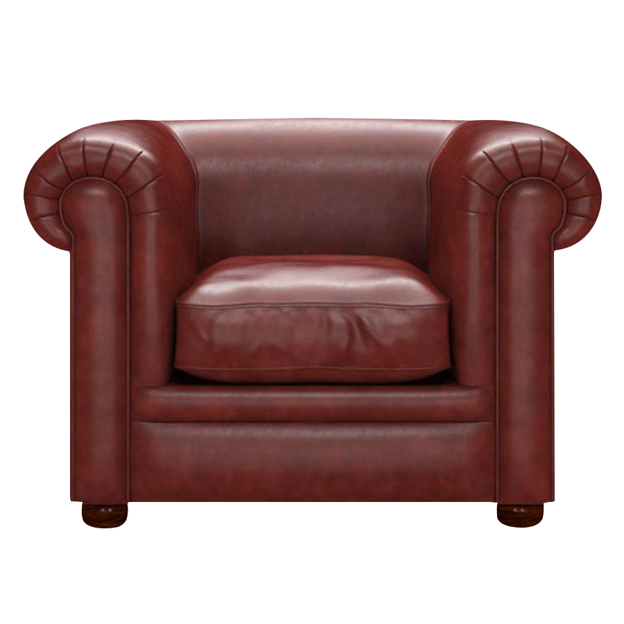 Austen Chesterfield Fåtölj Old English Chestnut
