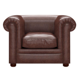 Austen Chesterfield Fåtölj Old English Dark Brown