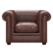 Austen Chesterfield Fåtölj Old English Dark Brown