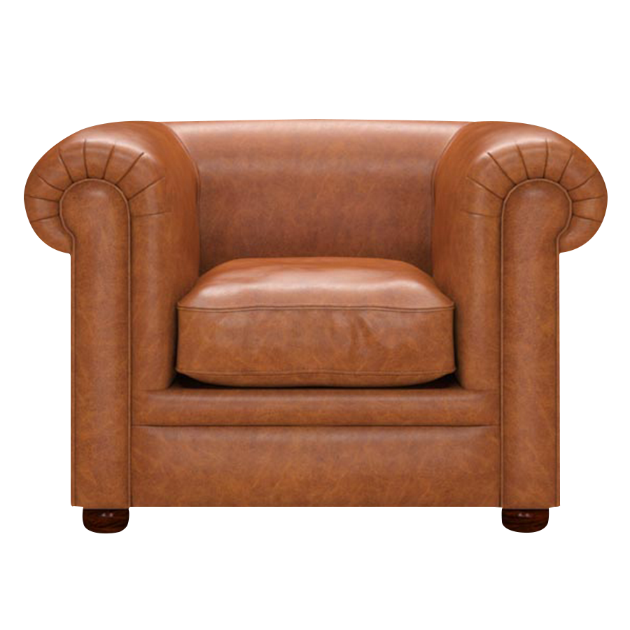 Austen Chesterfield Fåtölj Old English Saddle