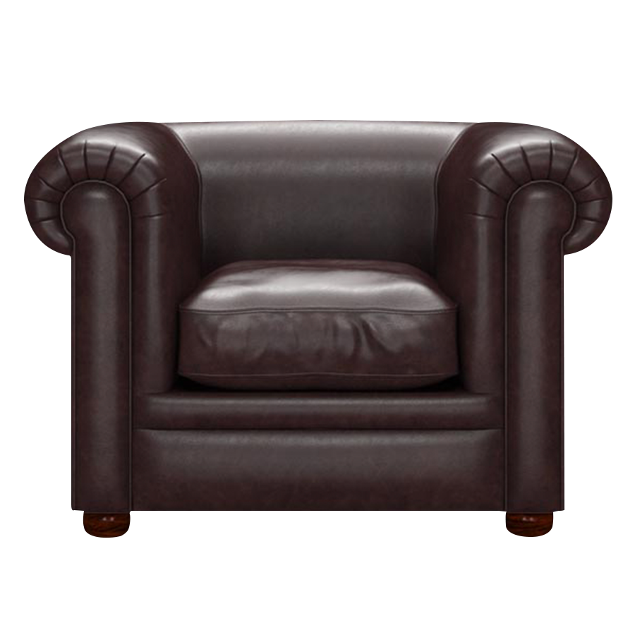 Austen Chesterfield Fåtölj Old English Smoke