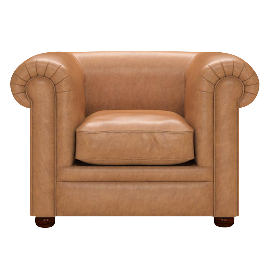 Austen Chesterfield Fåtölj Old English Tan