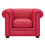 Austen Chesterfield Fåtölj Shelly Flame Red