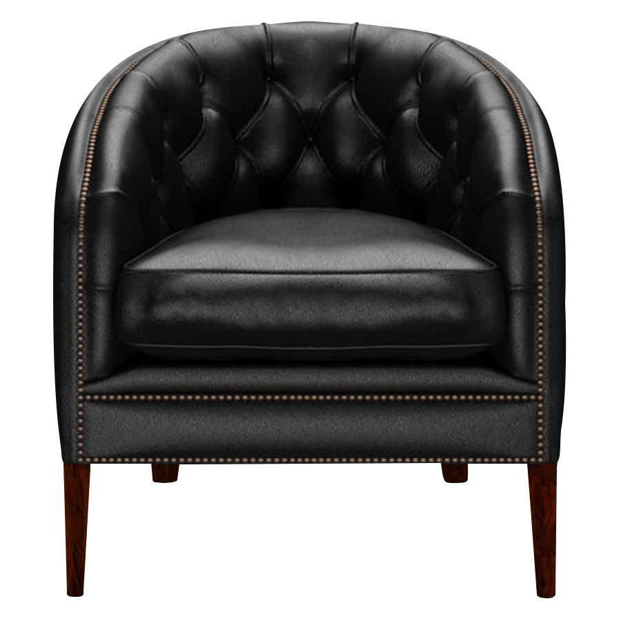 Blake Chesterfield Fåtölj Birch Black
