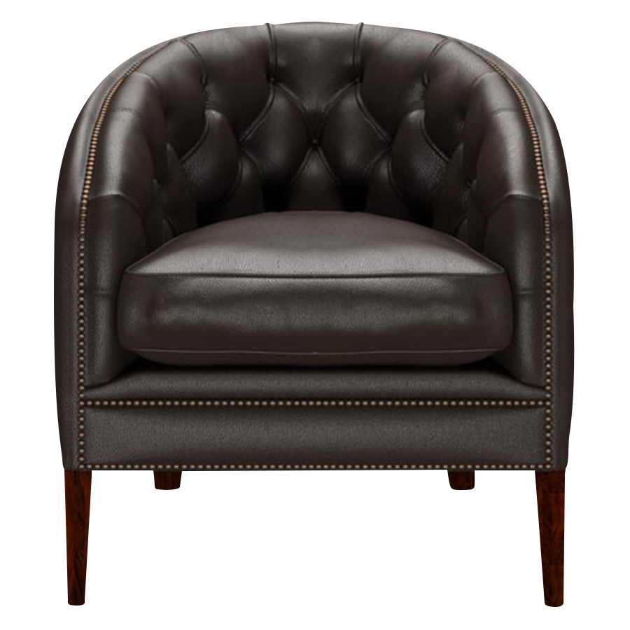 Ladda upp bild till gallerivisning, Blake Chesterfield Fåtölj Birch Brown
