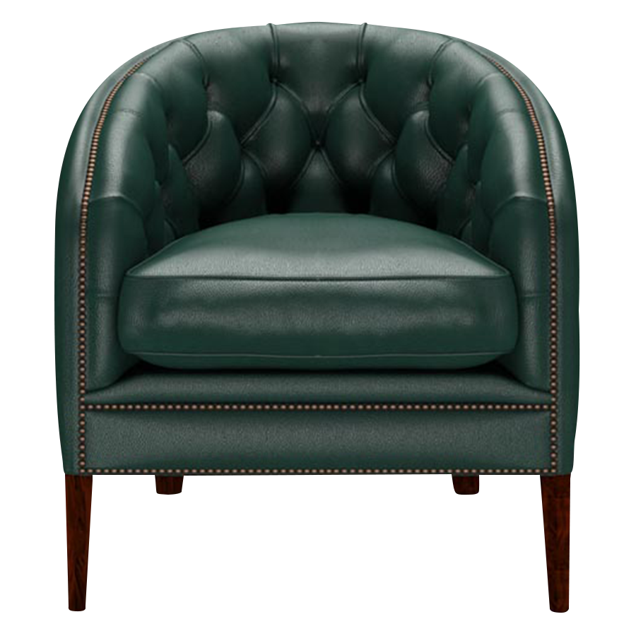 Blake Chesterfield Fåtölj Birch Forest Green