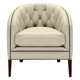 Blake Chesterfield Fåtölj Birch Ivory