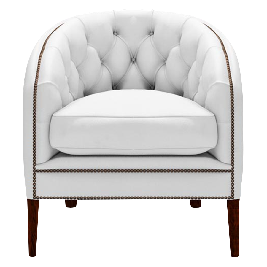 Blake Chesterfield Fåtölj Birch White