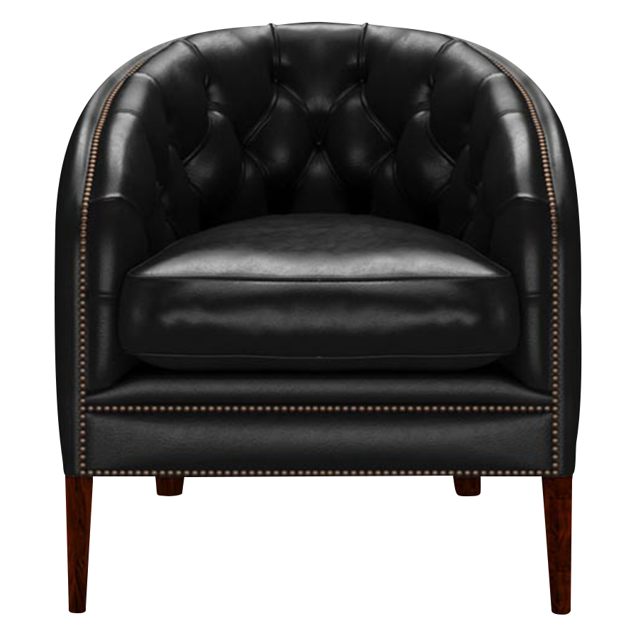 Blake Chesterfield Fåtölj Old English Black