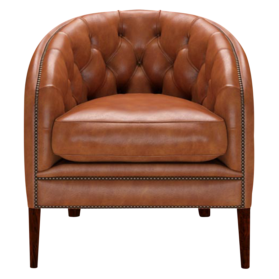 Blake Chesterfield Fåtölj Old English Bruciato