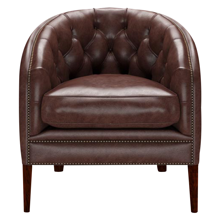 Blake Chesterfield Fåtölj Old English Dark Brown