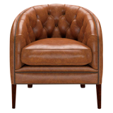 Blake Chesterfield Fåtölj Old English Saddle