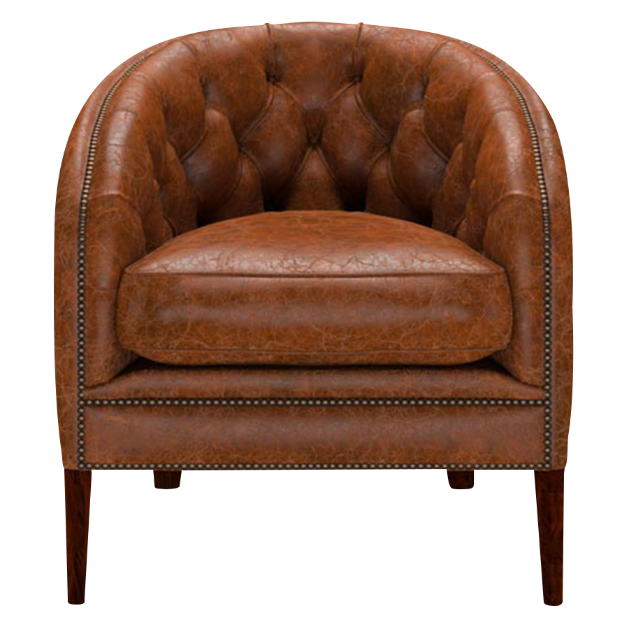 Blake Chesterfield Fåtölj Tudor Chestnut