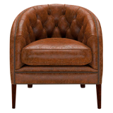 Blake Chesterfield Fåtölj Tudor Chestnut