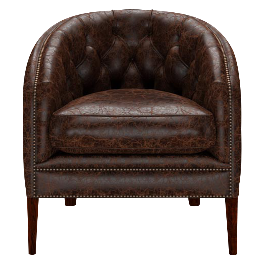 Blake Chesterfield Fåtölj Tudor Mahogany